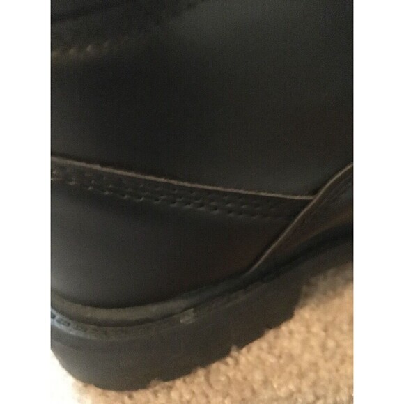 Smith's Workwear Men's Size 6 Faux Leather Boots Work Casual Black - Picture 9 of 11